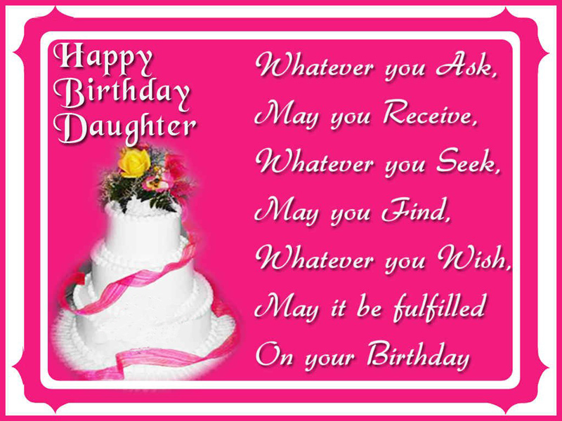 Birthday Wishes For Daughter Happy Birthday Messages Ultra Wishes