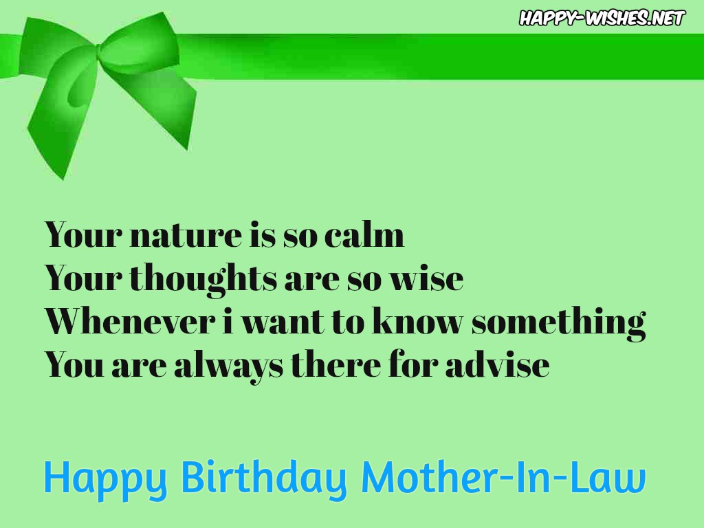 Happy Birthday Wishes for Mother in Law - Quotes and ...