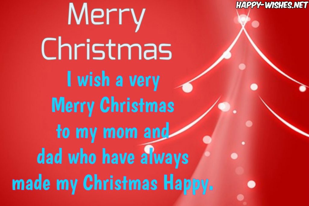 Christmas Wishes For Parents Messages For Mom &amp; DAD » Ultra Wishes