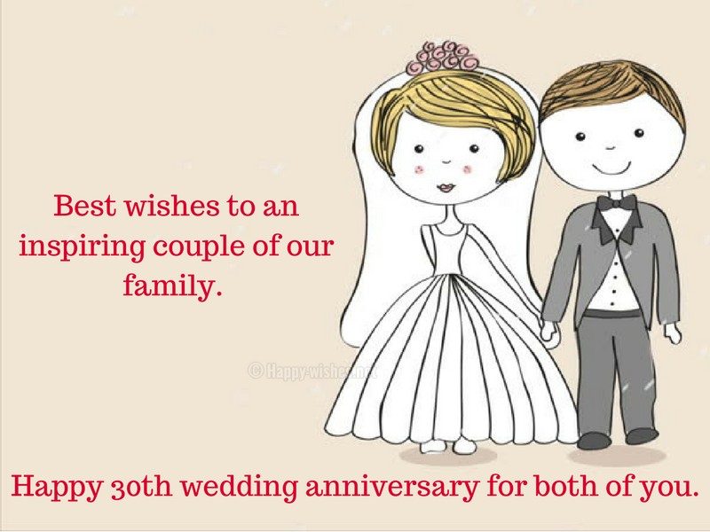 Happy 30th Wedding Anniversary Wishes Quotes Messages Ultra Wishes