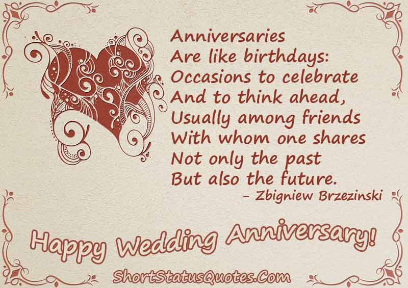 250 Best Wedding Anniversary Status Ultra Wishes