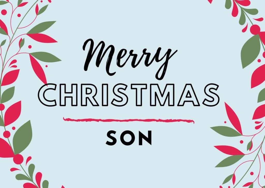 35 Christmas Wishes For Son Ultra Wishes