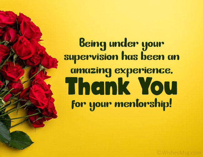 30 Thank You Messages For Mentor Ultra Wishes