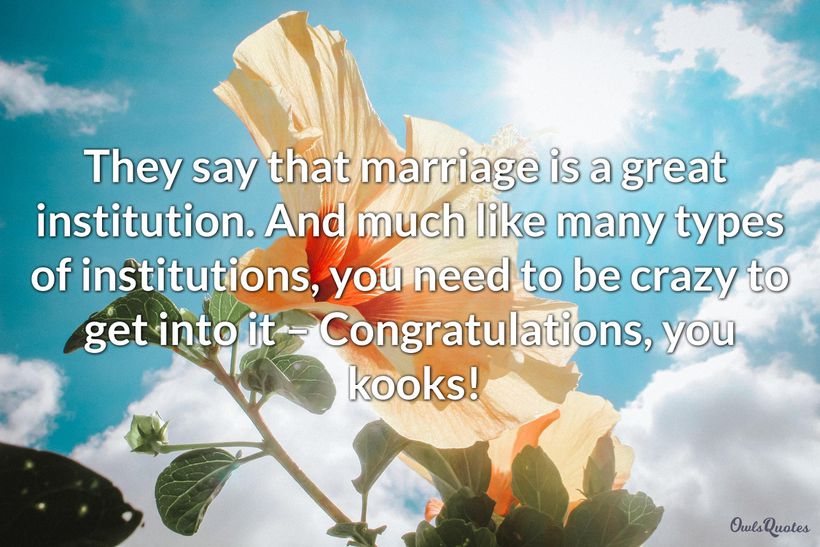 30 Funny Wedding Wishes for Newlyweds Ultra Wishes 