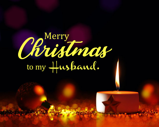 merry christmas to my husband