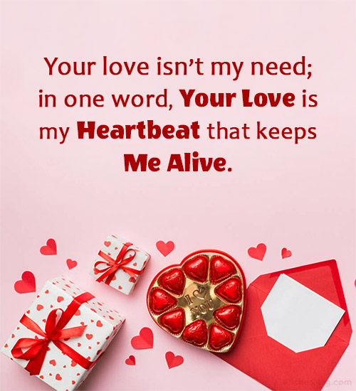 romantic love message for boyfriend