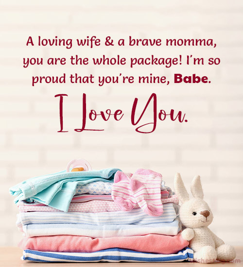 love message to my pregnant wife