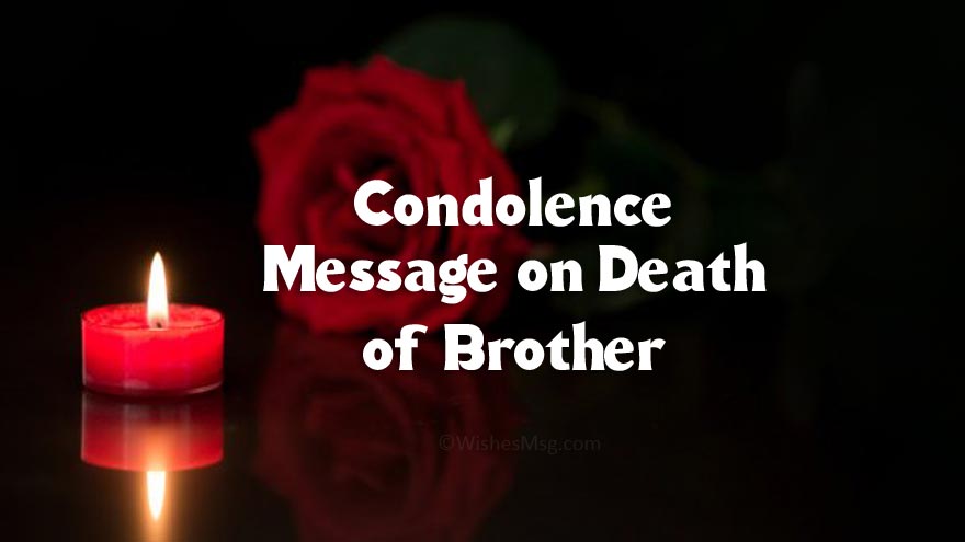 Islamic Condolence Messages on Death of Brother