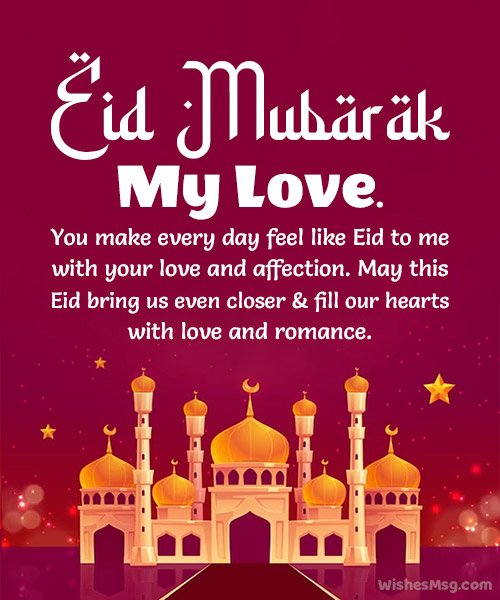 eid wishes for girlfriend