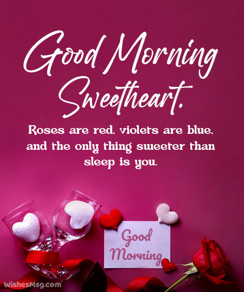 sweet good morning message for boyfriend