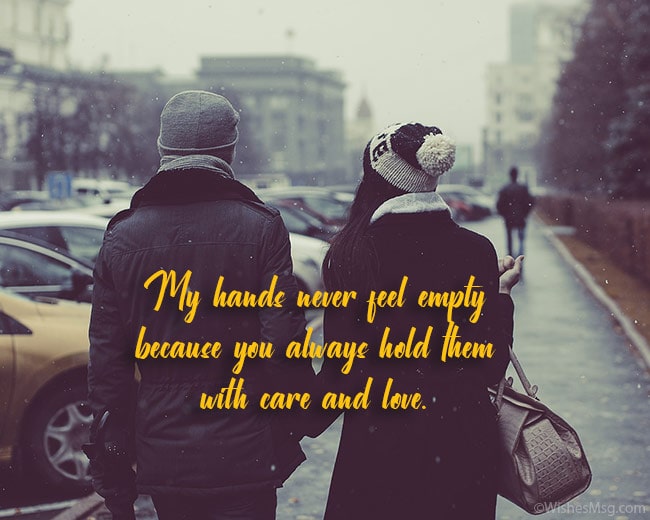 hand holding quotes