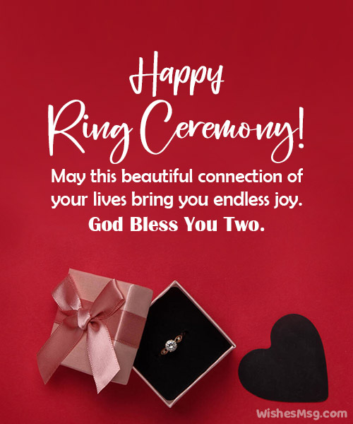 ring ceremony wishes