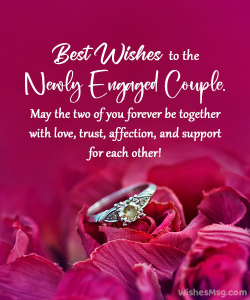 Best Wishes For Newly Engaged Couple