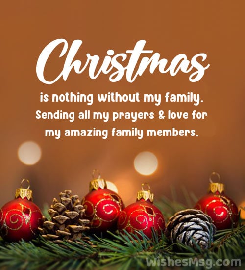 Christmas Card Messages for Family