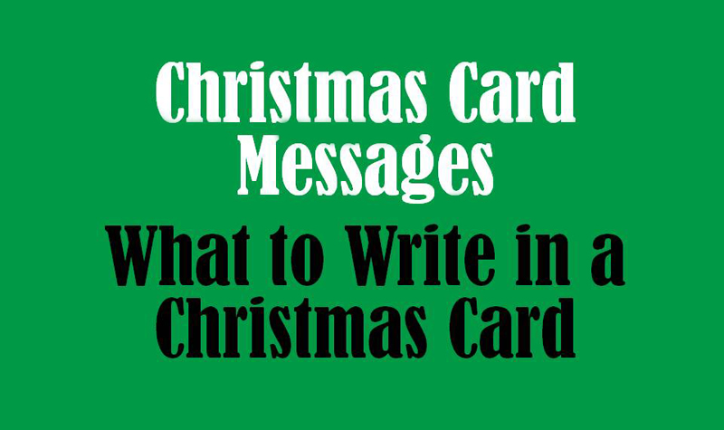 Christmas Card Wishes