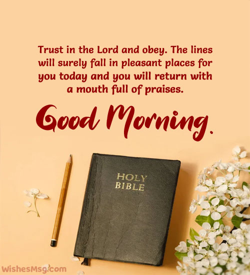 christian good morning messages with images