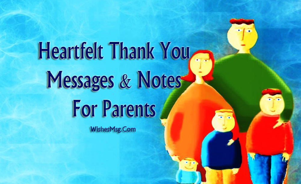 Thank You Message For Parents