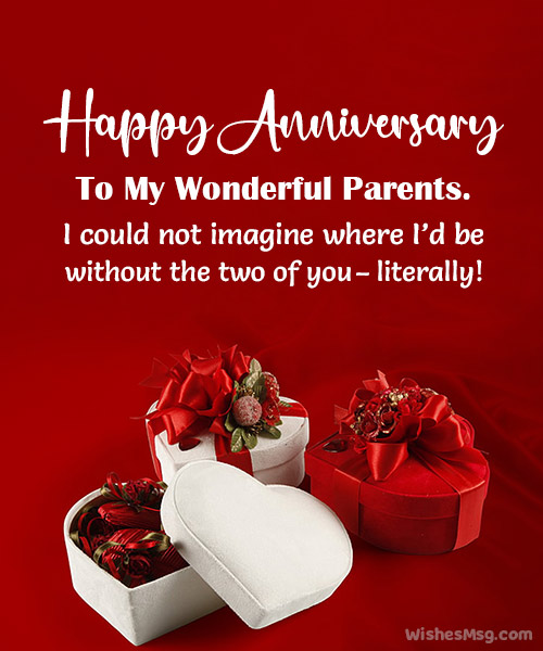 funny anniversary messages for parents