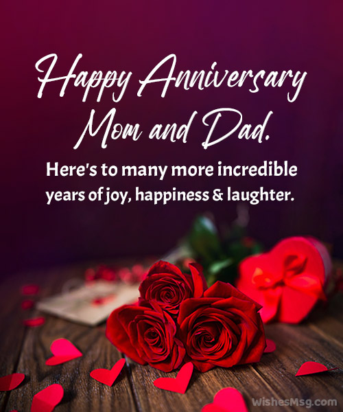 happy anniversary mom and dad wishes