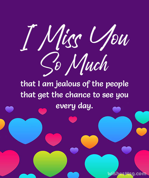 i miss you message for girlfriend