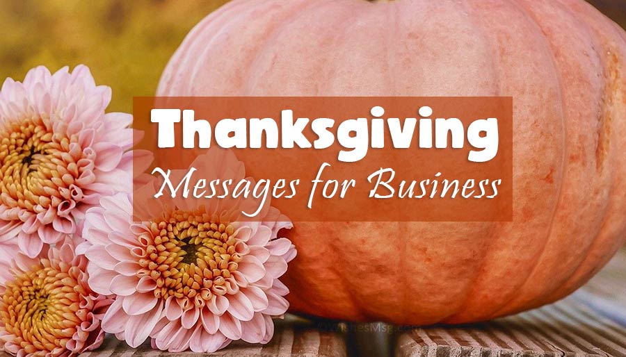 professional thanksgiving message