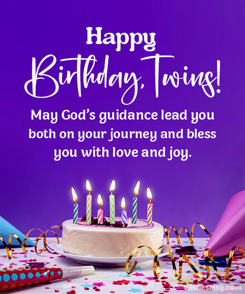 birthday prayers for twins