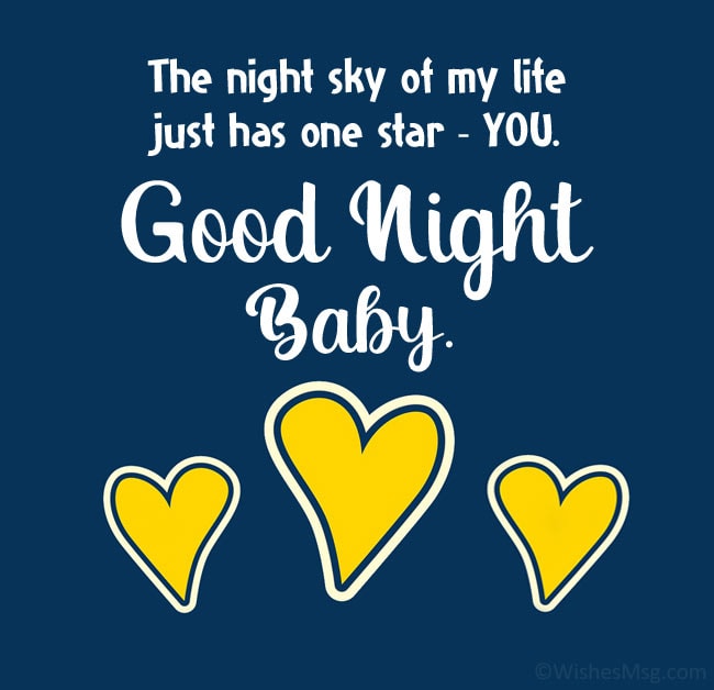 funny sweet good night message for my wife