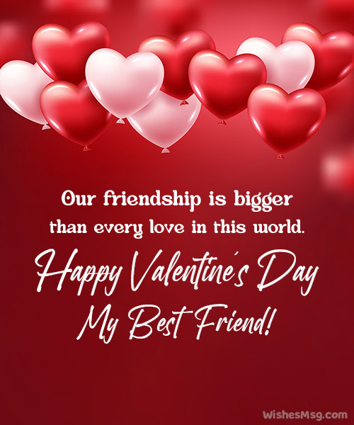valentine messages for best friend