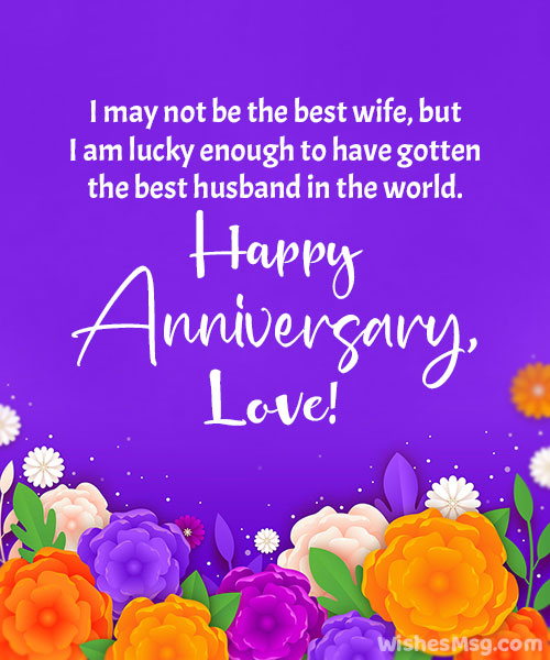 Heart Touching Anniversary Wishes for Husband