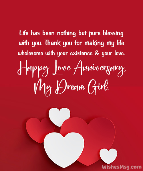 anniversary wishes for gf