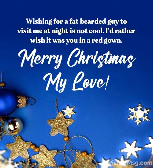 funny christmas wishes for him