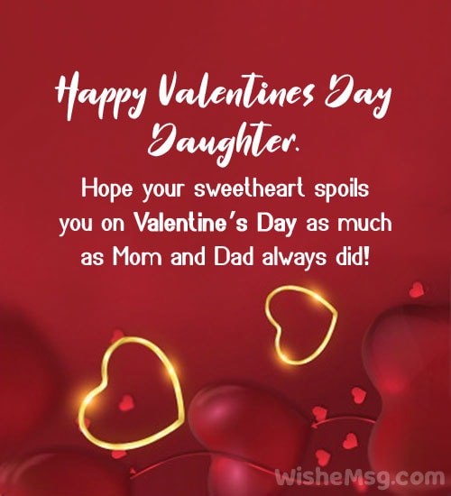 Valentine Wishes for Daughter