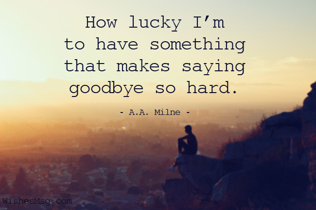 Quotes for Saying Goodbye