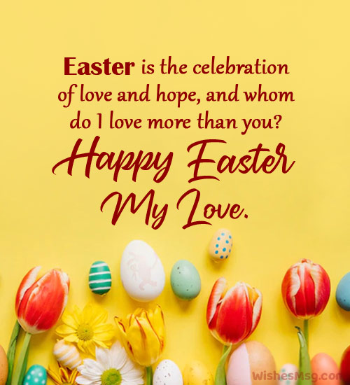 happy easter message to my love