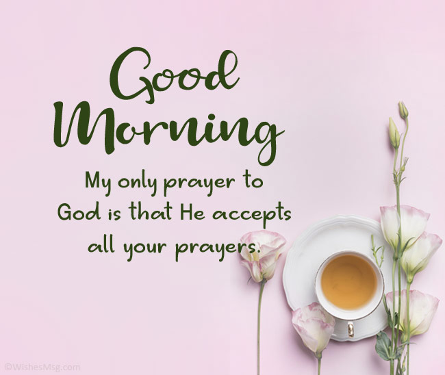 Good Morning Prayer Message for a Friend
