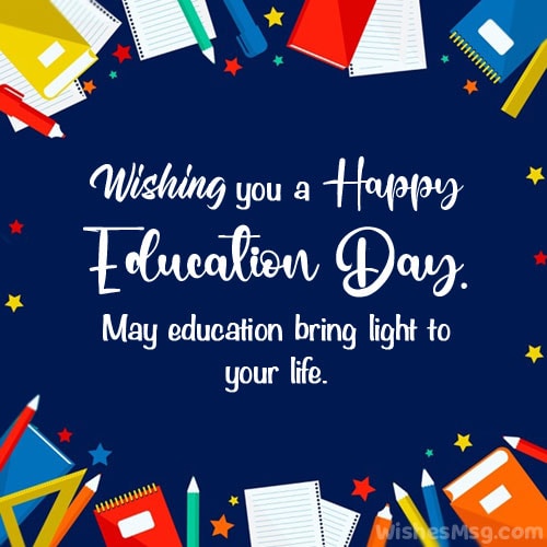 happy education day wishes