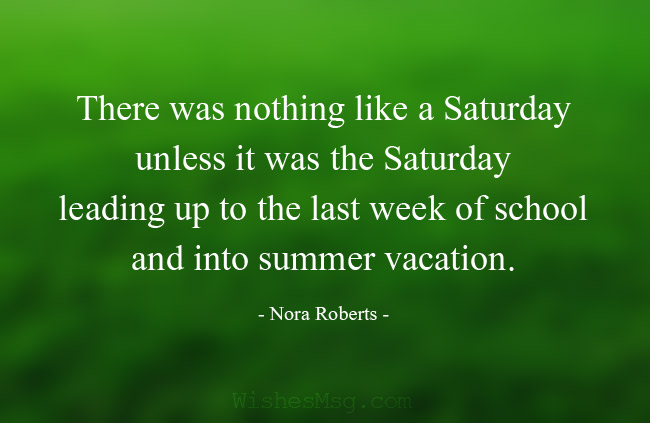 Quotes About Saturday
