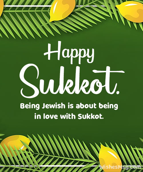 greetings for sukkot