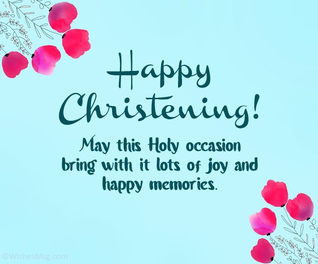 Christening-Wishes