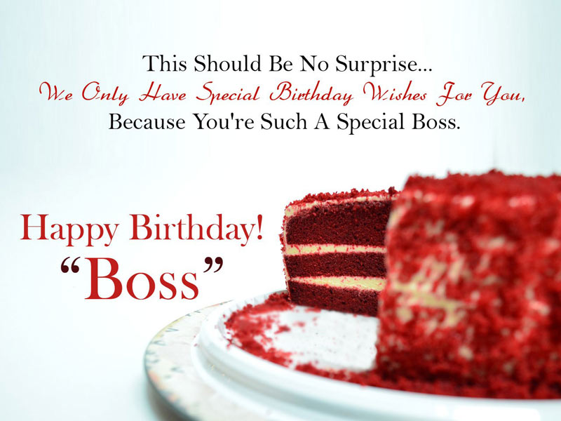 Special Birthday Wishes For Boss