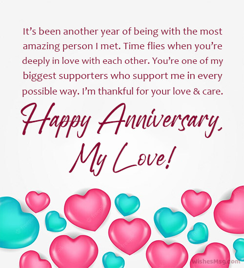long sweet anniversary message for boyfriend