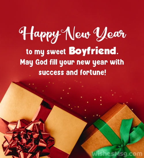 new year message for boyfriend