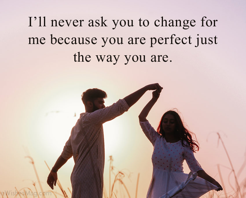 romantic messages for him and her