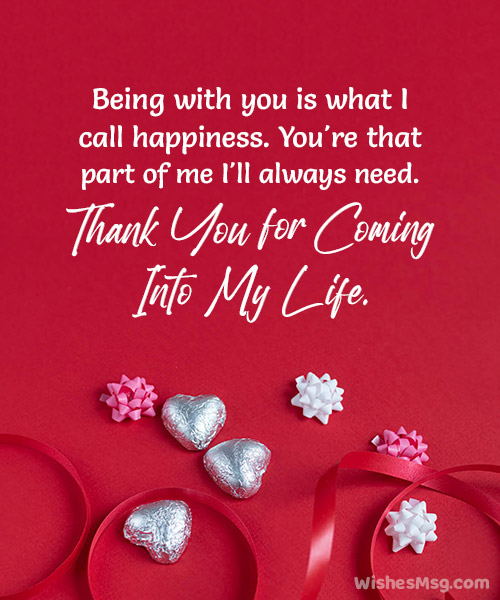 Thank You For Coming Into My Life Messages Quotes Ultrawishes