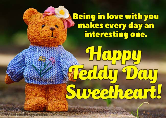 Teddy Day wishes for Her