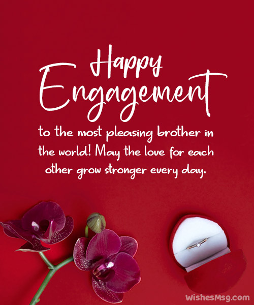 Engagement Wishes for Brother and Sister in Law