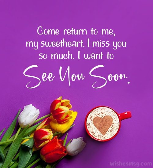 See You Soon Messages for Her