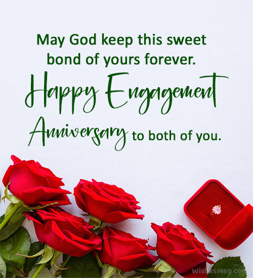engagement anniversary wishes for friend