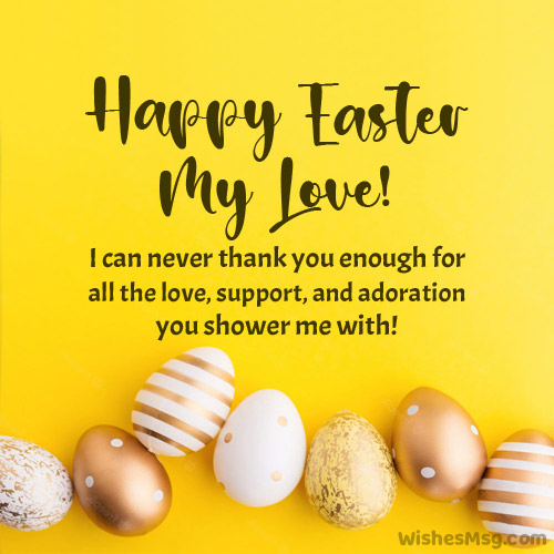 easter greetings to my love