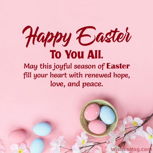 happy easter message